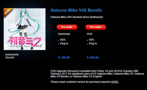 Your Guide To Buying Vocaloid Merchandise Hatsune Miku V4x English And English Bundle Now