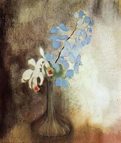 artist-redon: Orchids, Odilon Redon https://www.wikiart.org/en/odilon-redon/orchids