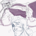 yourspaghettiisgettingc0ld:Rough doodles I&rsquo;ve been procrastinating on saving