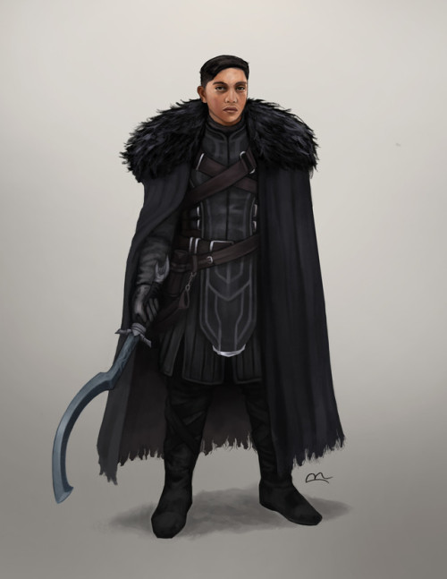 Game of Thrones, Character Design by Bradd MaesaArtist commentary: “I Imagined mysel