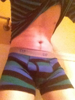samwisethepooh:  New underwear and a topless pic…hope you all like 