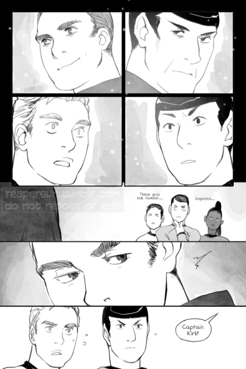 <-Page 06 - Page07 - Page08->Chasing Your Starlight - a K/S + TOS/AOS fanbook** Link to beginning ** Link to more info **Please do not repost or edit thank you~