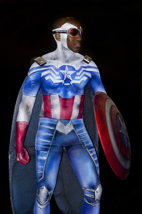 Saturday of the IMATs show we did Michael Foster as the new Captain America.Here are a few images of