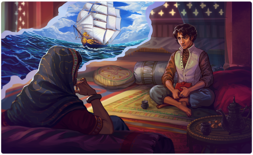 medievalpoc:  Herald: An Interactive Period Drama About ColonialismHerald is a two-part interactive period drama for PC, Mac and Linux  that plays as a mix between a visual novel and a 3D point and click  adventure game. You are Devan Rensburg, a man