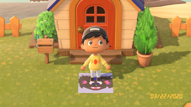 I made Pearl’s sweater from “Maximum Capacity” in Animal Crossing: New Horizons!
