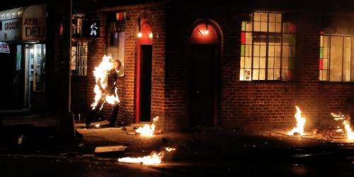 netflixdaredevil:    ‘Luke Cage’ Is A Man On Fire In These SPOILERY First Official JESSICA JONES Images!  Here we have what appear to be the very first officially released stills from Marvel and Netflix’s Jessica Jones. In them, we see what effect