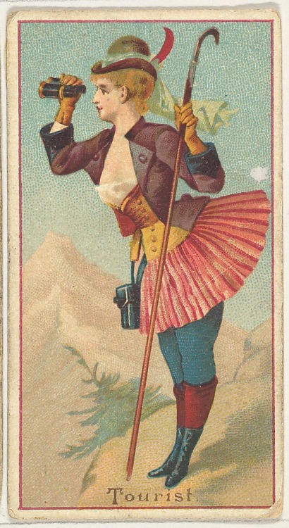 myimaginarybrooklyn:Cigarette cards depicting possible professions for women, circa the 1880s.