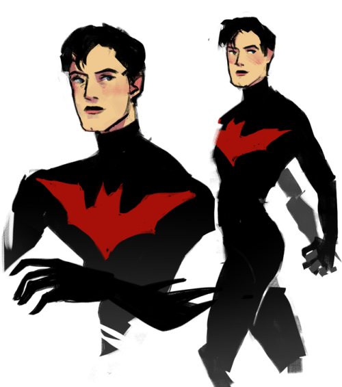 I want to re-watch Batman Beyond /Look at this precious batlips™/