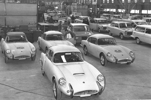 Sabra Sports Car And &lsquo;Carmel 12&rsquo; Passenger Car Leaving the Production Line at the Autoca