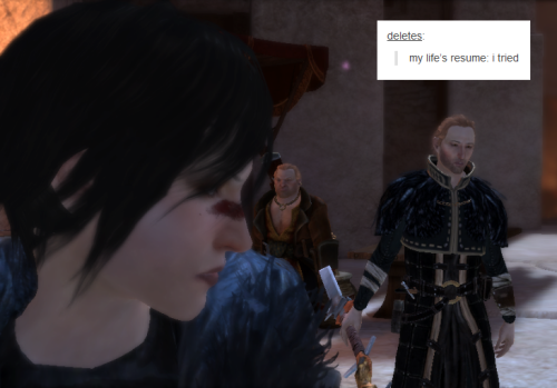 bubonickitten:Dragon Age II + text posts — Anders (again)Oh look, another Anders one. (It’ll be four