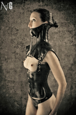 corsetgurl:  Neck Corset Beauty 5 by NateGates