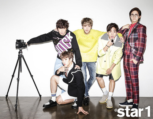 aviateb1a4:  [MAGZ] Playful B1A4 at STAR 1 Magazine September 2014 Issue 