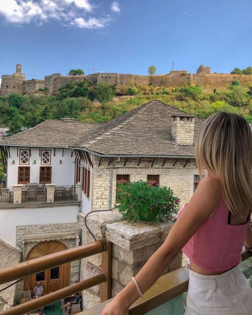 Balcony views. Photo:@enxhi_alikaj • • • • #albaniadiscovered #albania #shqiperi