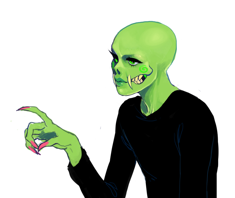 muffinmachine:  uhhh!! its not a caliborn but this is…one of the draws i did…