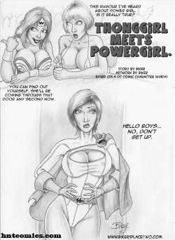 itoons:  Powergirl meets Thonggirl pt 1