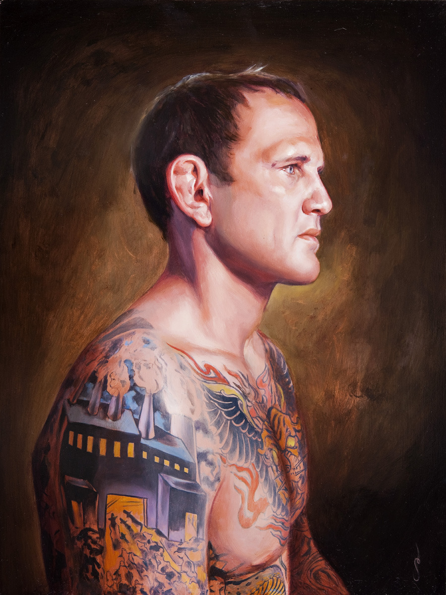 Portrait of the Artist, Luke Stewart, Head StudyShawn Barber, 2009