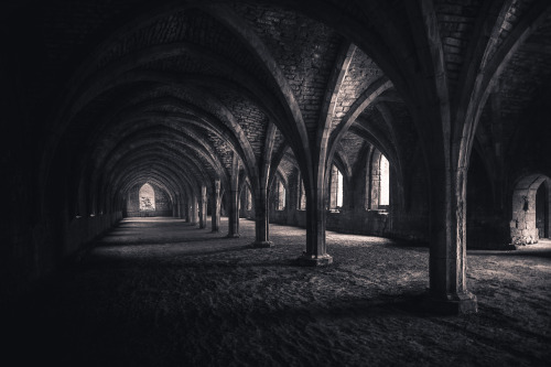 freddie-photography:  Fountains Abbey, YorkshirePhotographed with a Sigma 24mm F/1.4 Art: Sigma-imaging-uk.comBy Frederick Ardley: Freddieardley.com