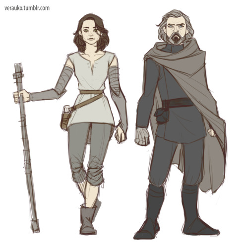 applesith:verauko:So it looks like Rey and Luke are getting new outfits for part VIII, eh? :)Btw. I’
