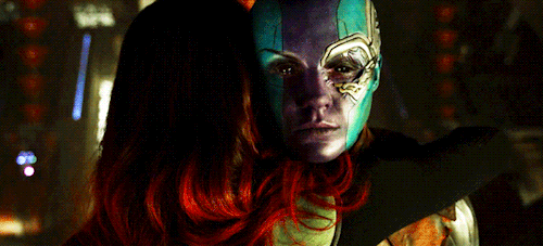 first and last meeting: gamora and nebula, guardians of the galaxy vol. 2