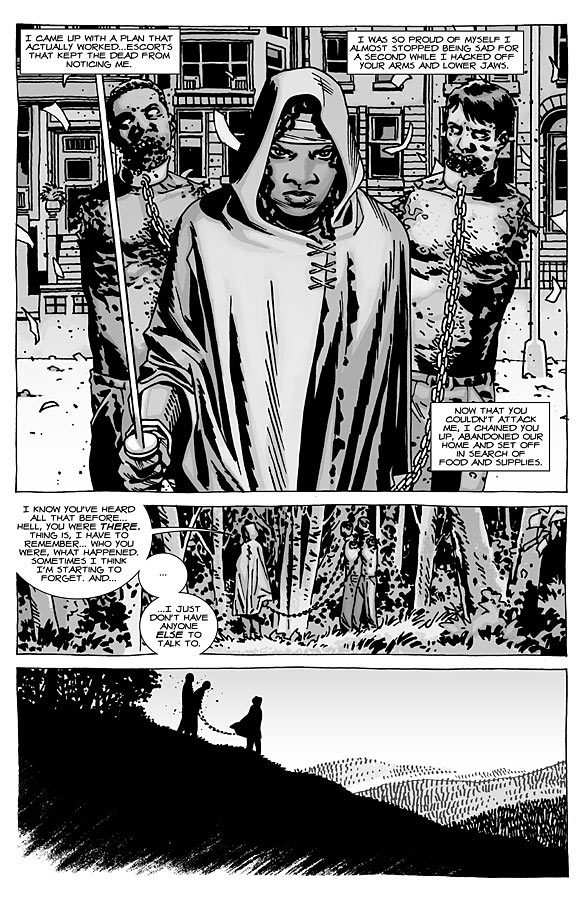 ormessociety:  From Image’s survival horror comic The Walking Dead, meet Michonne!