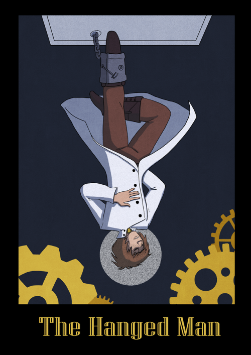 Girl Genius Tarot Deck 1/? - The Hanged ManThe Hanged Man is the card of ultimate surrender, of bein