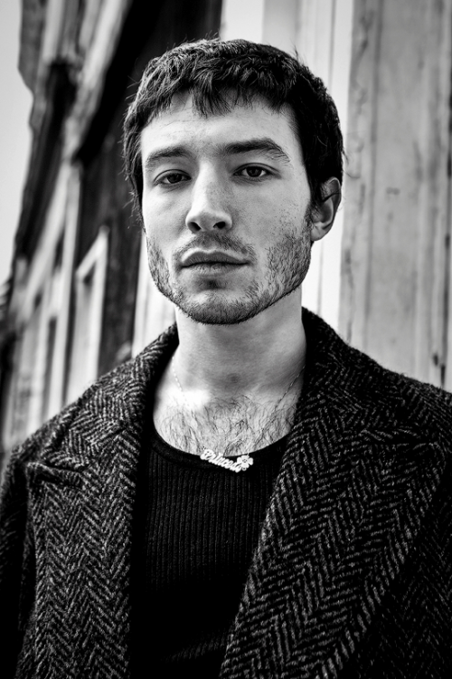 westwallys:Ezra Miller with Sons Of An Illustrious Father photographed by Max Montgomery for Flaunt 