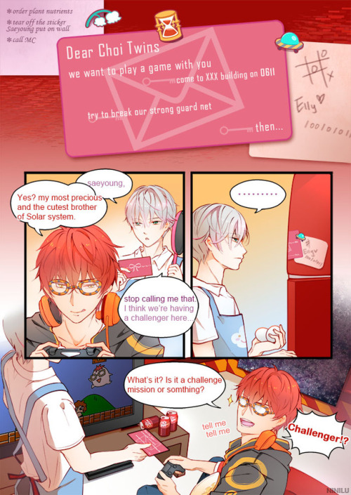 【 Twins Mission 】part.1 - 2.5Notice：*Routes mix *Kuso *read from Right to Left *Poor Eng lines This 