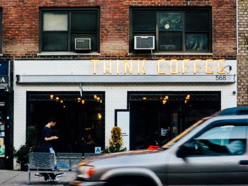 We’re rating New York City’s coffee shop: read about Think Coffee.