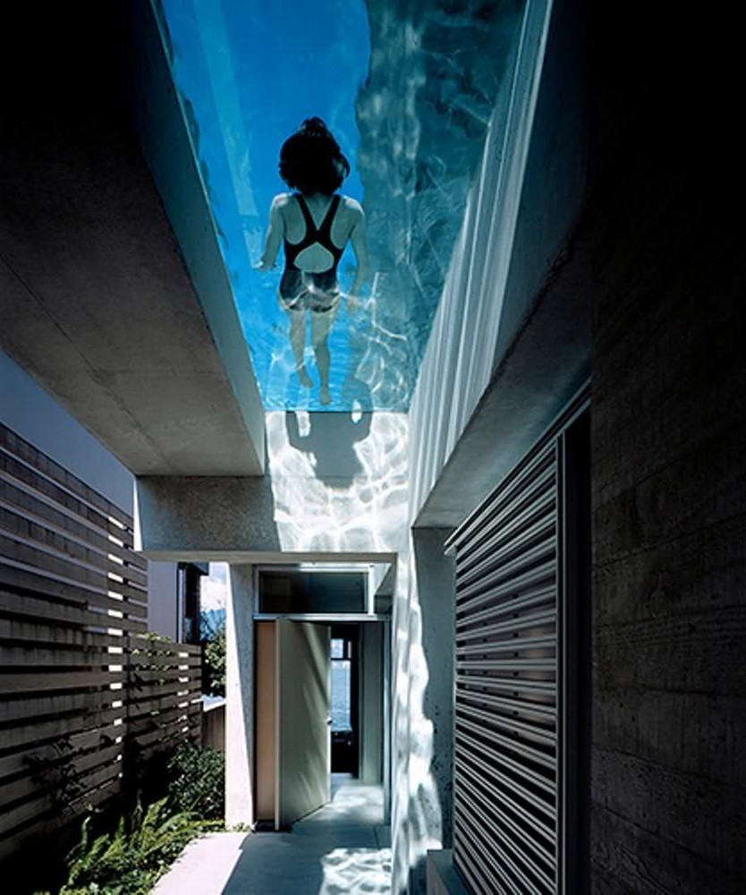 archatlas:  PoolsWhat’s better than a house with a pool? A house with a pool that’s