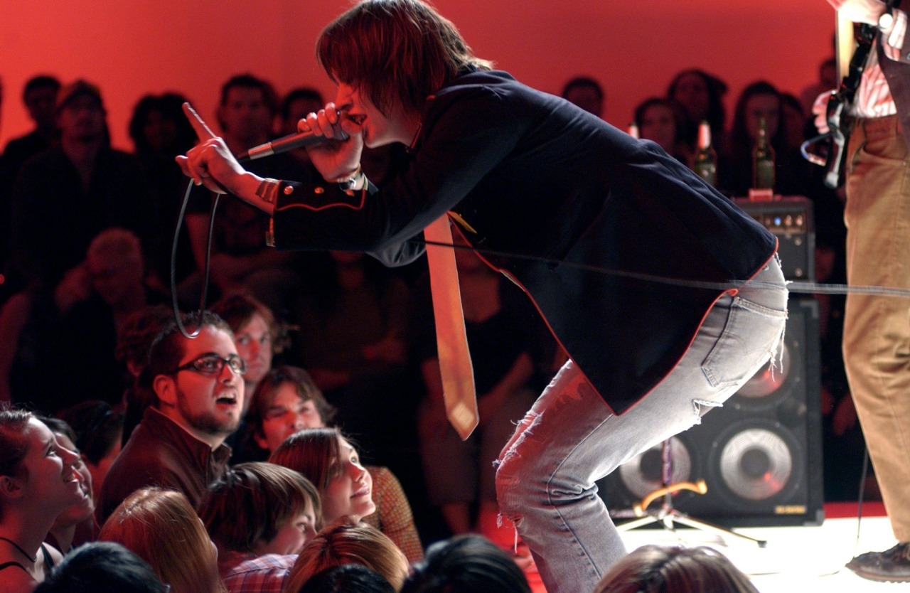 theroomisonfiree:  The Strokes at Mtv 2 bill concert - 2002 