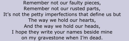 cummingcourtesy:  These will always be my favorite lyrics to live by. Nine - La Dispute. 
