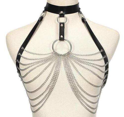 thedarksideoffashion: Buy Here &gt;&gt;&gt; Chain Armor Harness $19.99 (sale!) check ou