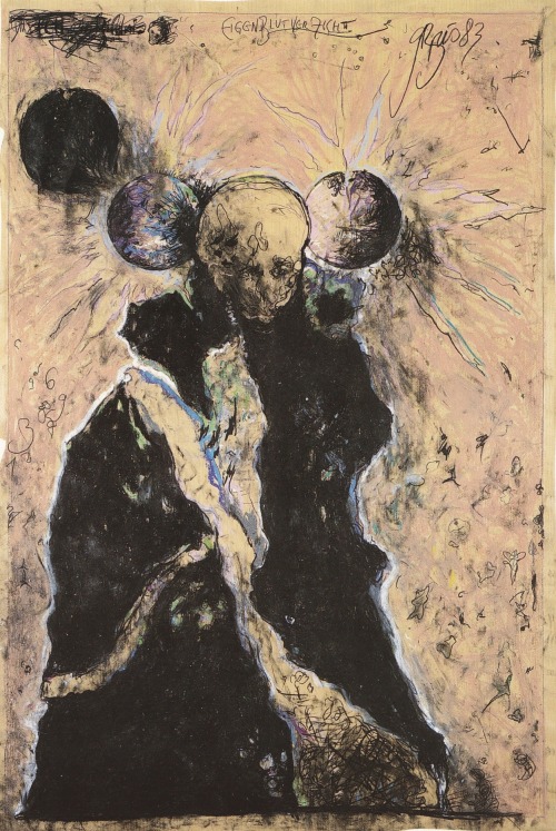 "EIGENBLUTVERZICHT (BLOOD DONATION)" GÜNTER BRUS | MIXED MEDIA, 1983