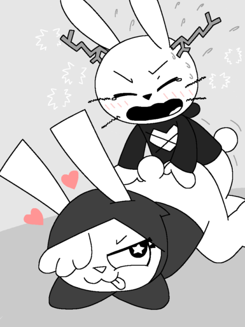 Commission pic set of @elbunniboi and Annie ;9c__________Commission FAQ and prices&nb