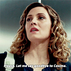 superclones:  Delphine + saying goodbye to Cosima