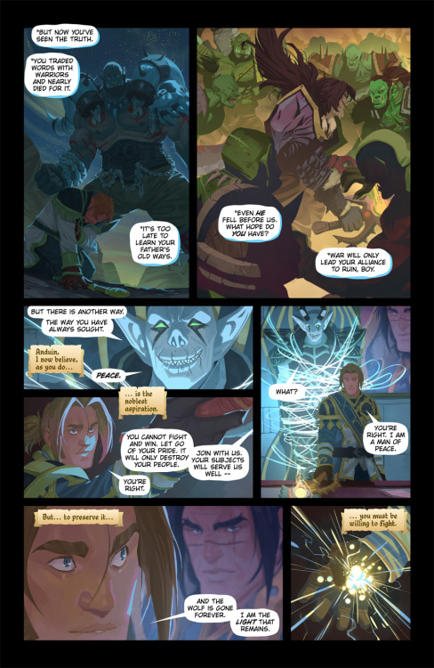 nesskain: Hey !My Warcraft comic is finally available ! It was my first work for Blizzard, It was do