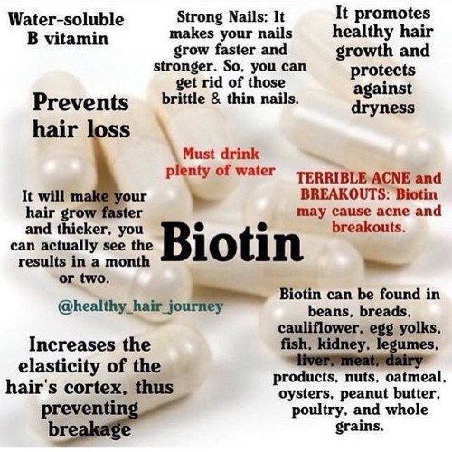 Hair tip: #Biotin #2frochicks #thickhair #strongnails #healthyhair