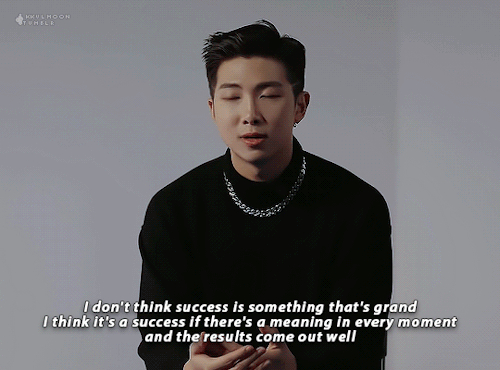 Namjoon On Success For Gq