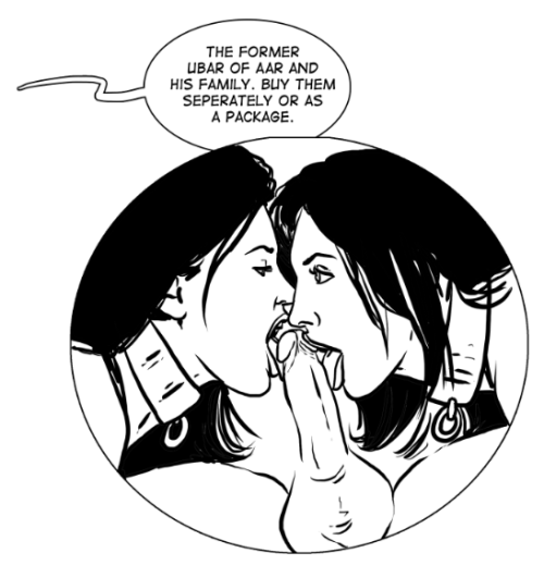 XXX slaveryart:Excerpt from our comic “Twin photo