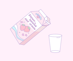 bbytamtam:  Currently craving strawberry milk 🍓🍼