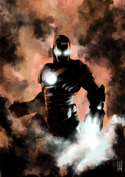 comicsbeforecandy:  Ironman - colored by