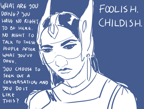 mujotan:people seemed to like my little symmetra blurb so i sketched something based on itAh, she de