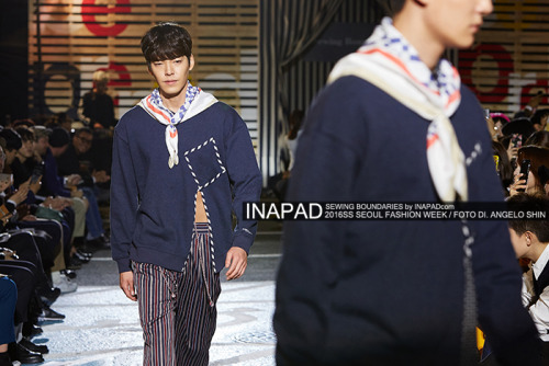 151022 Kim Woo Bin at Sewing Boundaries fashion show Spring/Summer cr: Inapad