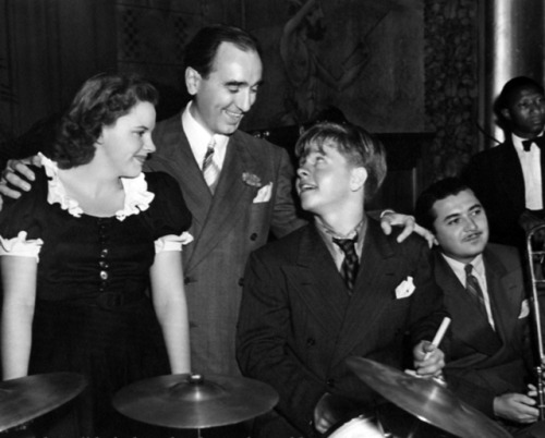 Strike Up The Band: Judy Garland, Busby Berkeley, Mickey Rooney and Paul Whiteman.