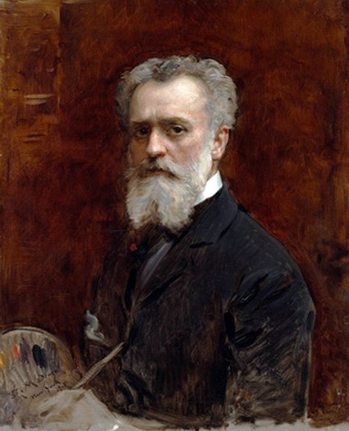 Madrazo y Garreta: self-portrait.