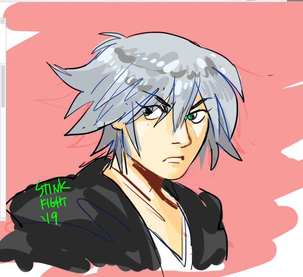stinkfight:  gotta draw these two for my next com &amp; i cannot draw a decent