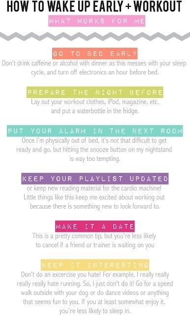 fitbodymag: Tips on how to wake up early and workout! @fitbodymag