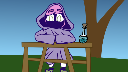 she started up a potion shop