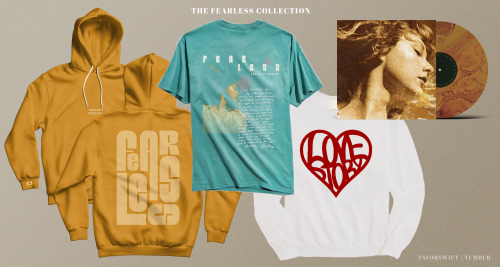 tayorswift:fearless (taylor’s version) - merch redesign