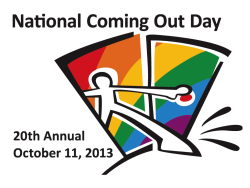 reviewmycock:  Do you know what day it is?It’s National Coming Out Day Since October 11, 1993 we celebrate the National Coming Out Day.For more information about it click HERE. Reblog this if you are proud of being who you are!…  I’m very proud